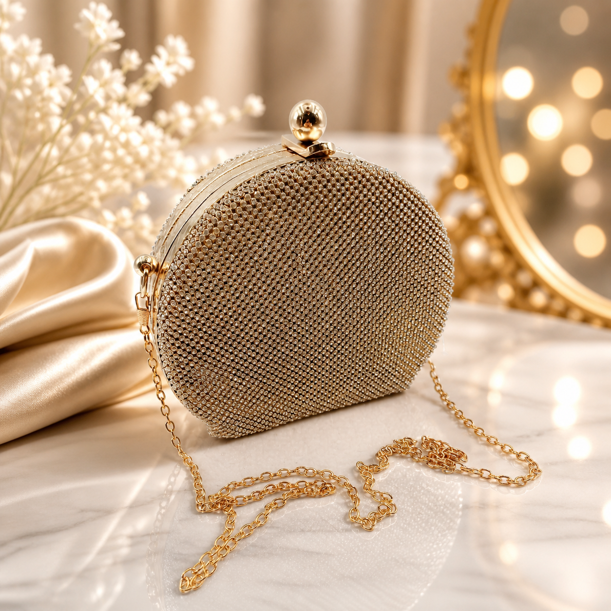 Pochette Elegante con Strass