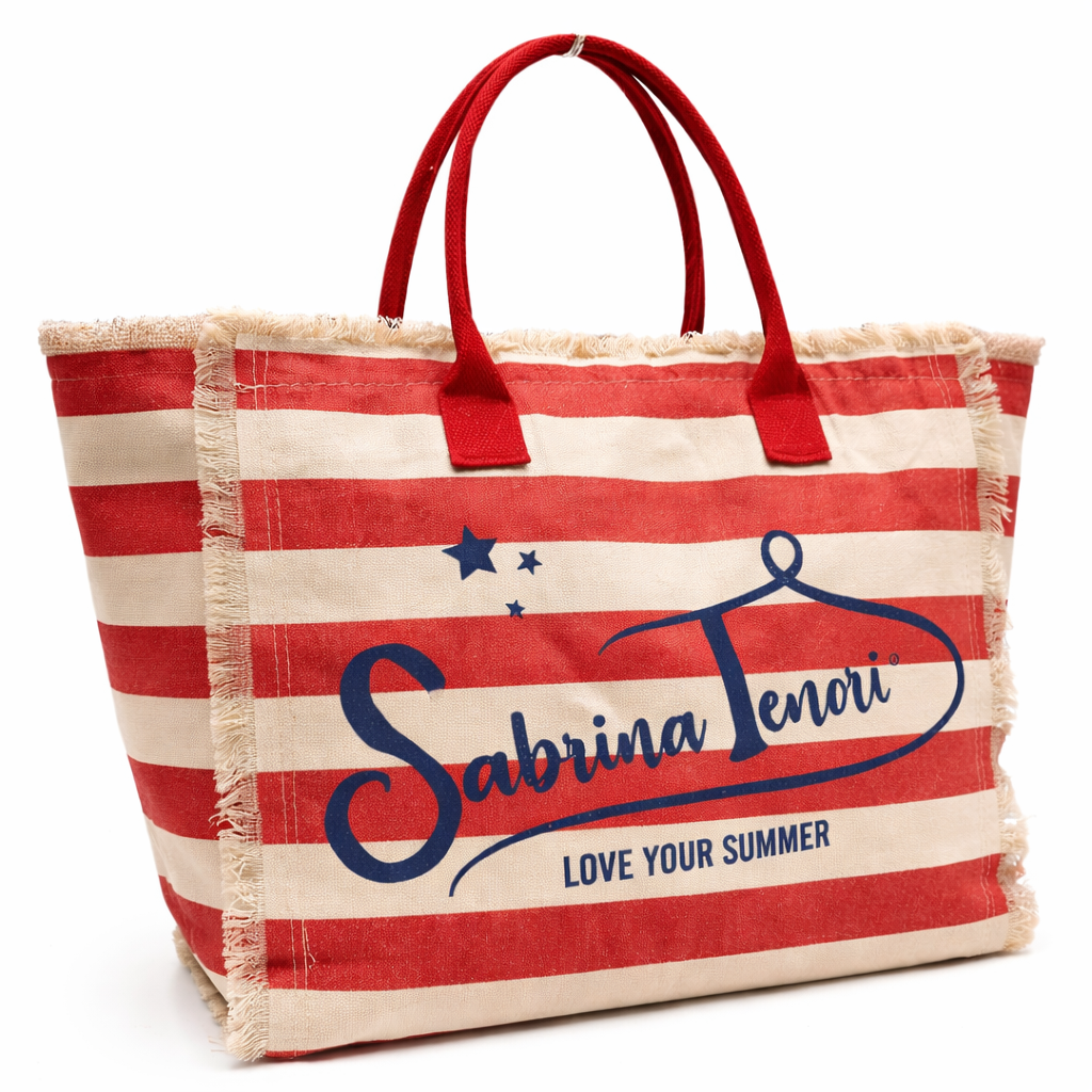 Sabrina Teneri – Borsa Mare a Righe Donna Grande