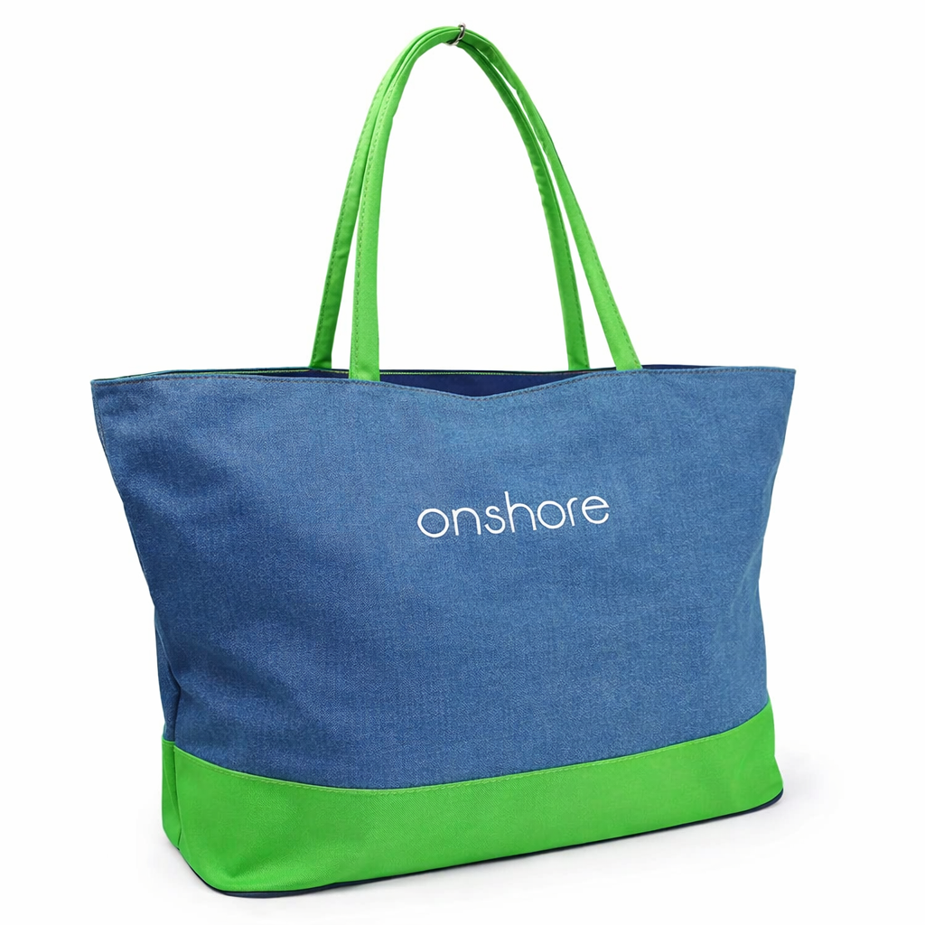Onshore – Borsa Mare Capiente con Zip e Manici Rinforzati