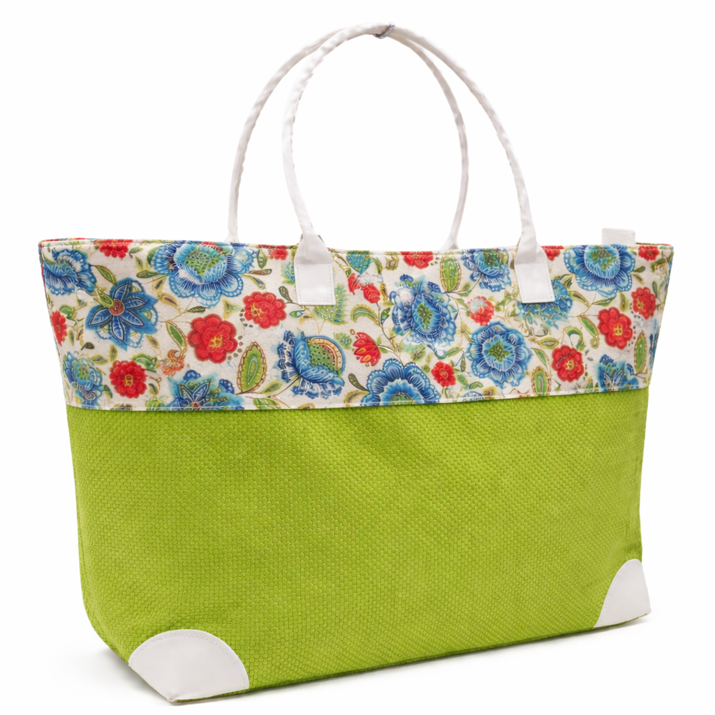 Sabrina Teneri – Borsa Mare Grande con Fantasia Fiori