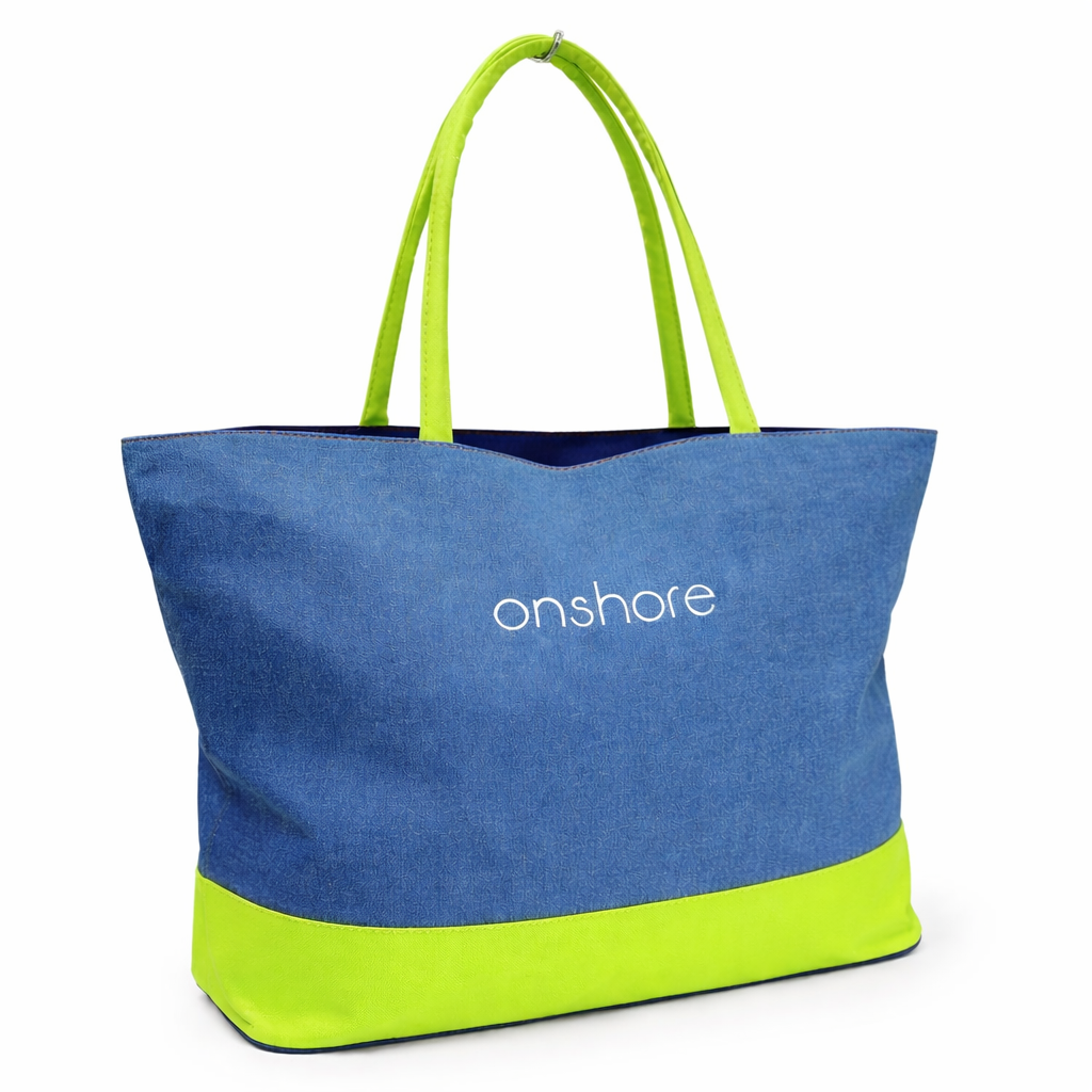 Onshore – Borsa Mare Capiente con Zip e Manici Rinforzati