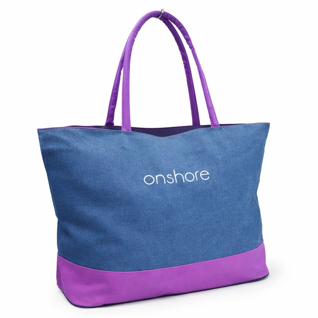Onshore – Borsa Mare Capiente con Zip e Manici Rinforzati