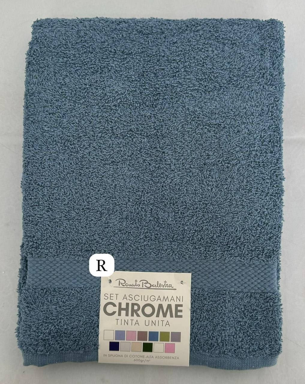 Set Asciugamani “Chrome” – Tinta Unita