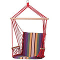 AMACA SEDIA SOSPESA MULTICOLORE 100X50X3CM IN TESSUTO CAMPEGGIO GIARDINO 65210A