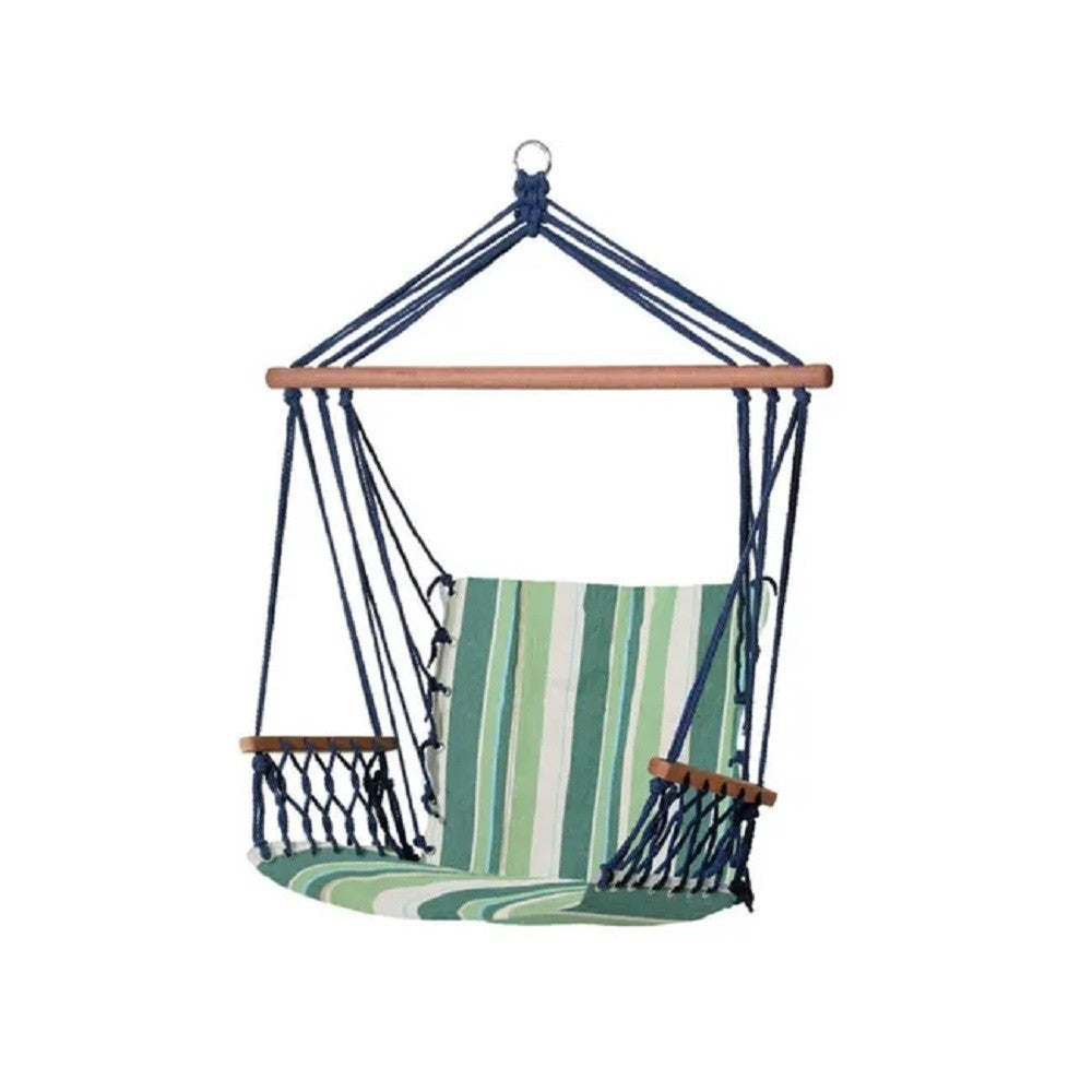 AMACA SEDIA SOSPESA MULTICOLORE 100X50X3CM IN TESSUTO CAMPEGGIO GIARDINO 69607A