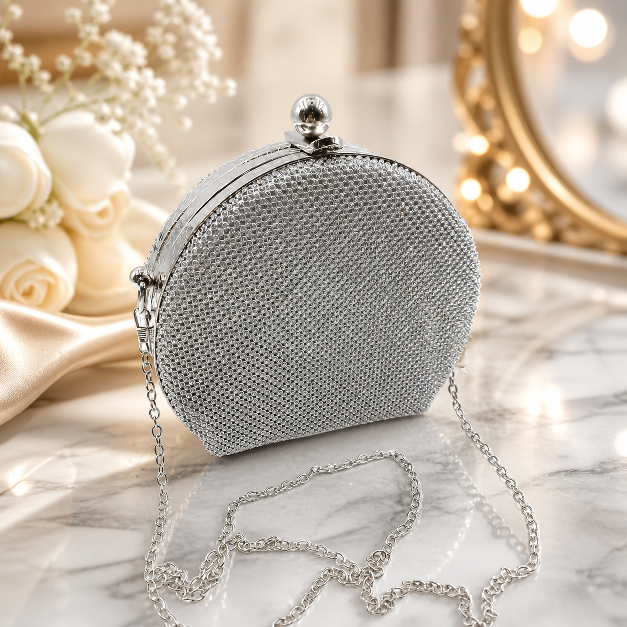 Pochette Elegante con Strass
