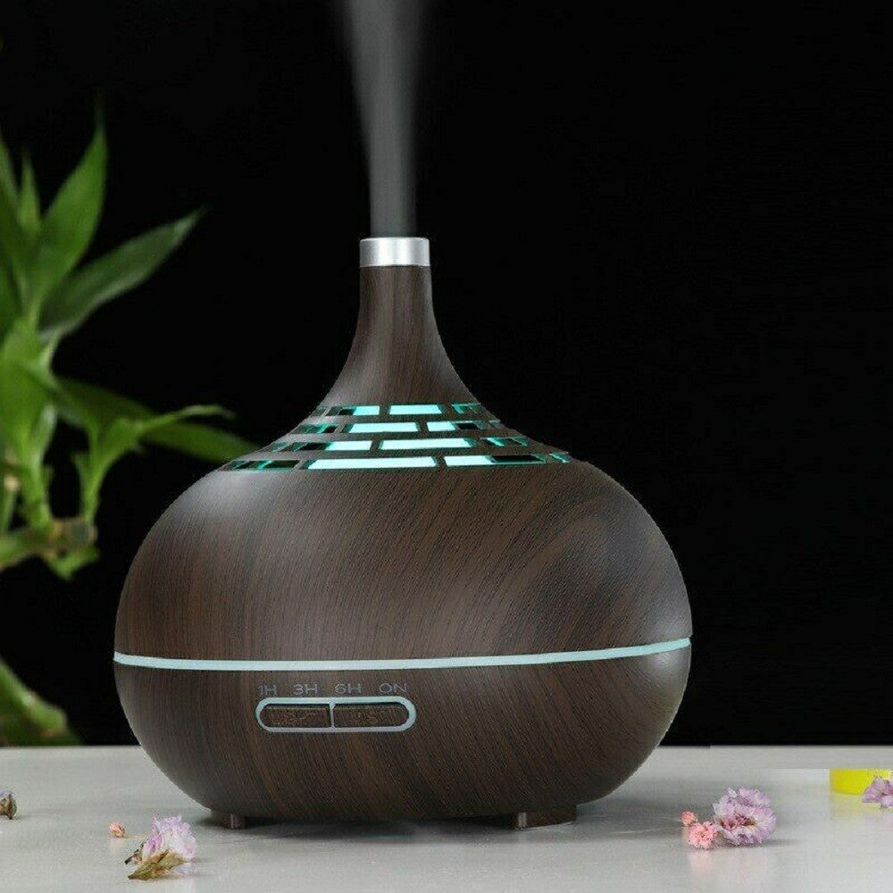 AROMATERAPIA 7 LED UMIDIFICATORE ULTRASUONI DEPURATORE DIFFUSORE AROMI YX150