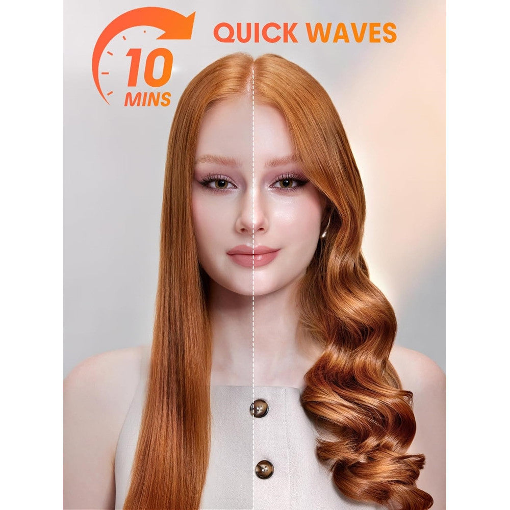ARRICCIACAPELLI AUTOMATICO CON 3 TEMPERATURE ROTAZIONE ANTIGROVIGLIO PER STYLING CAPELLI