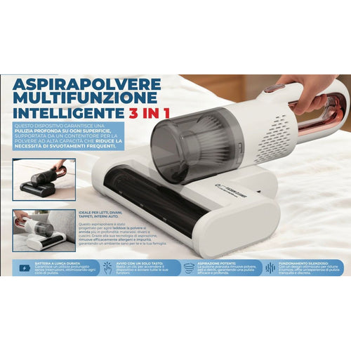 ASPIRAPOLVERE PORTATILE MULTIFUNZIONE INTELLIGENTE 3IN1 PULIZIA PROFONDA ASPIRA ACARI
