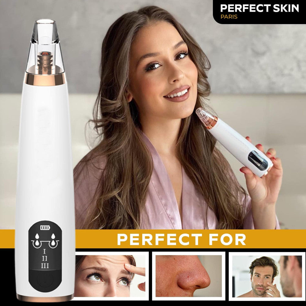ASPIRATORE ESTRATTORE DISPOSITIVO PER PULIZIA PUNTI NERI RICARICABILE USB Q-M302
