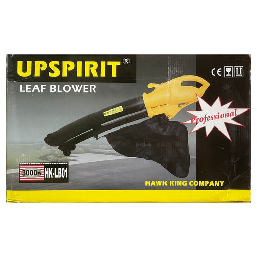 ASPIRATORE PER FOGLIE DA 3000W ELETTRICO 3 IN 1 SOFFIATORE CON SACCO RACCOLTA DA 35 LITRI