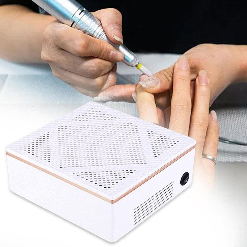 ASPIRATORE PER UNGHIE CON FILTRO RIUTILIZZABILE SALONE PER MANICURE ASPIRAPOLVERE