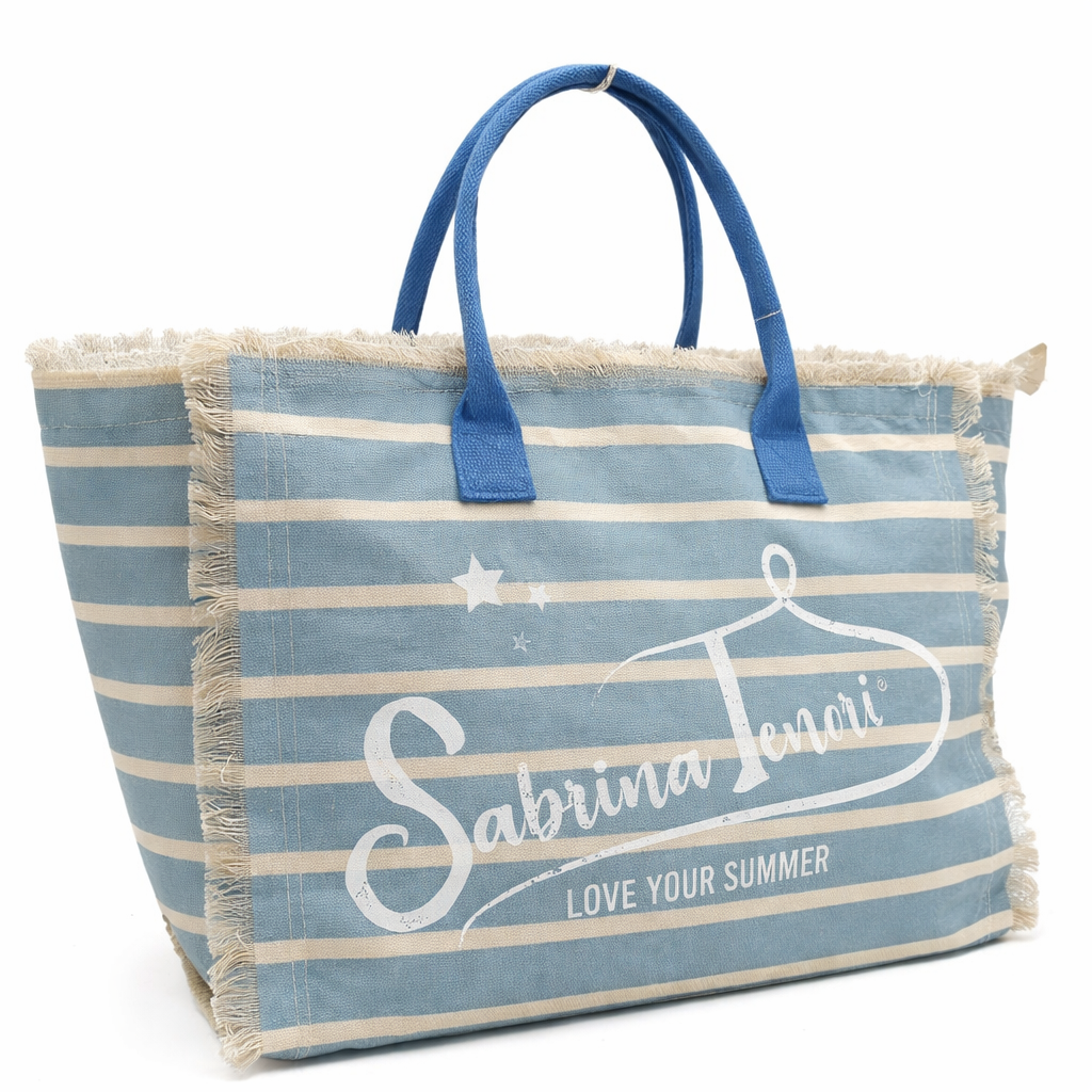 Sabrina Teneri – Borsa Mare Grande Fantasia Righe