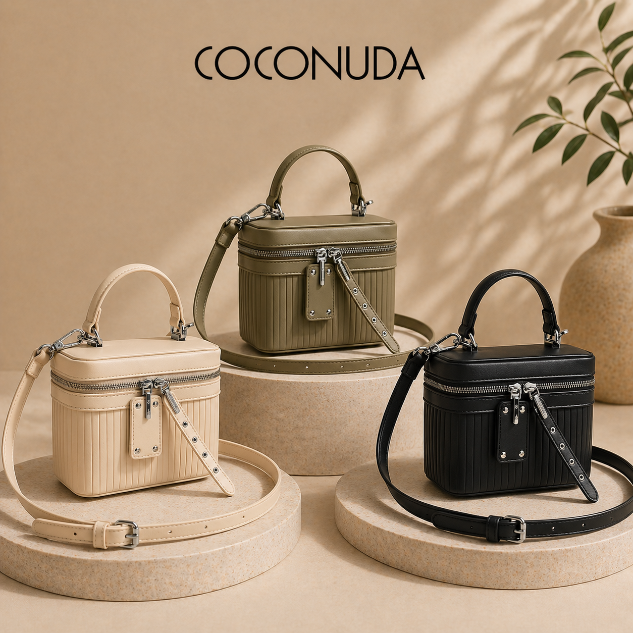 Coconuda Borsa Donna Bauletto Tracolla Elegante