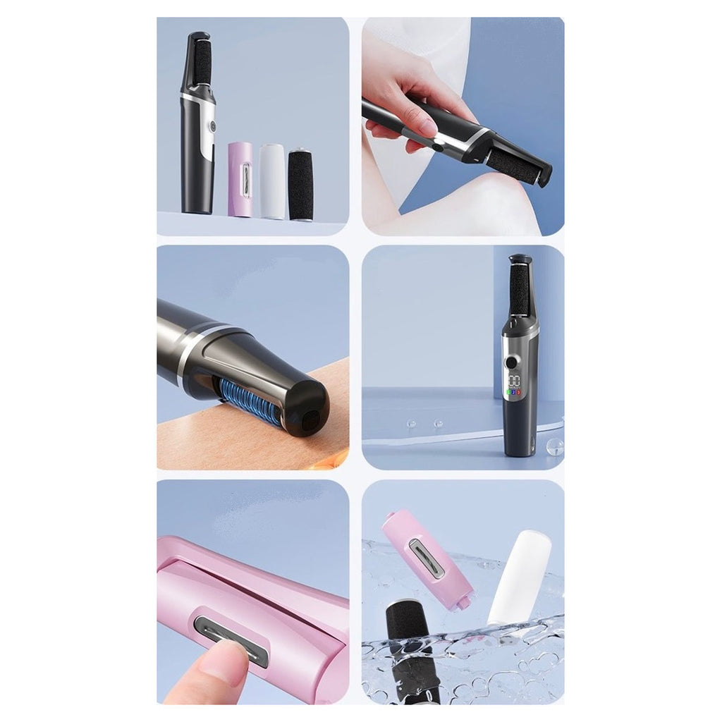 BACCHETTA 3IN1 RIMUOVI CALLI ELETTRICO LIMA RICARICABILE STRUMENTI PER PEDICURE MANICURE