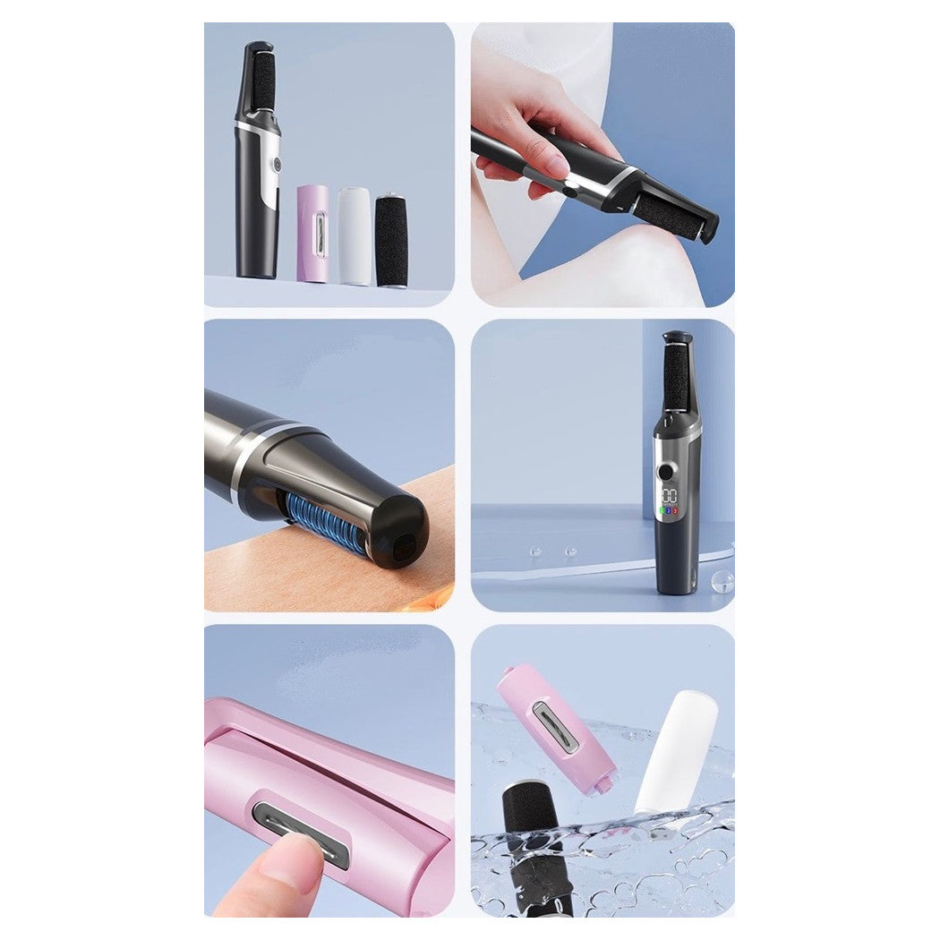 BACCHETTA 3IN1 RIMUOVI CALLI ELETTRICO LIMA RICARICABILE STRUMENTI PER PEDICURE MANICURE