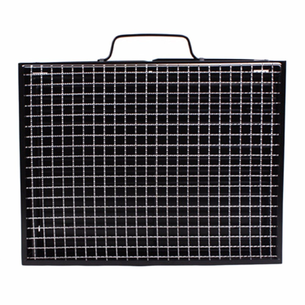 BARBECUE PORTATILE A CARBONELLA PER GRIGLIATE CARNE PESCE VERDURE 20X35X27 CM