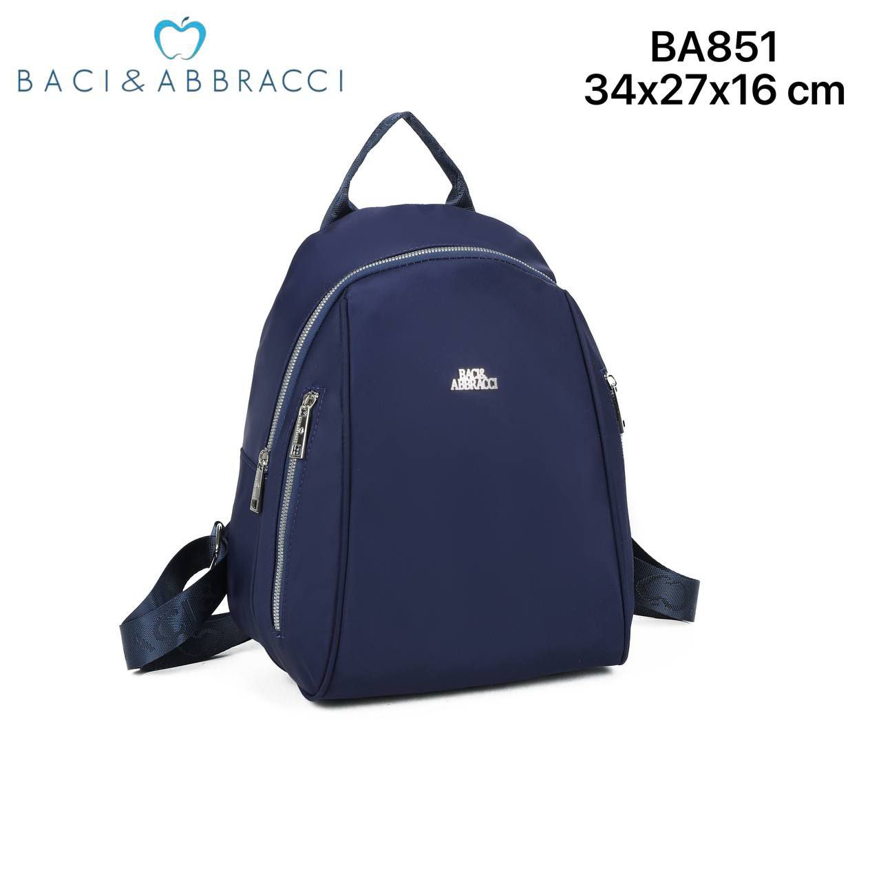 Zaino Donna Baci & Abbracci BA851 Elegante Casual Capiente Multi Tasche