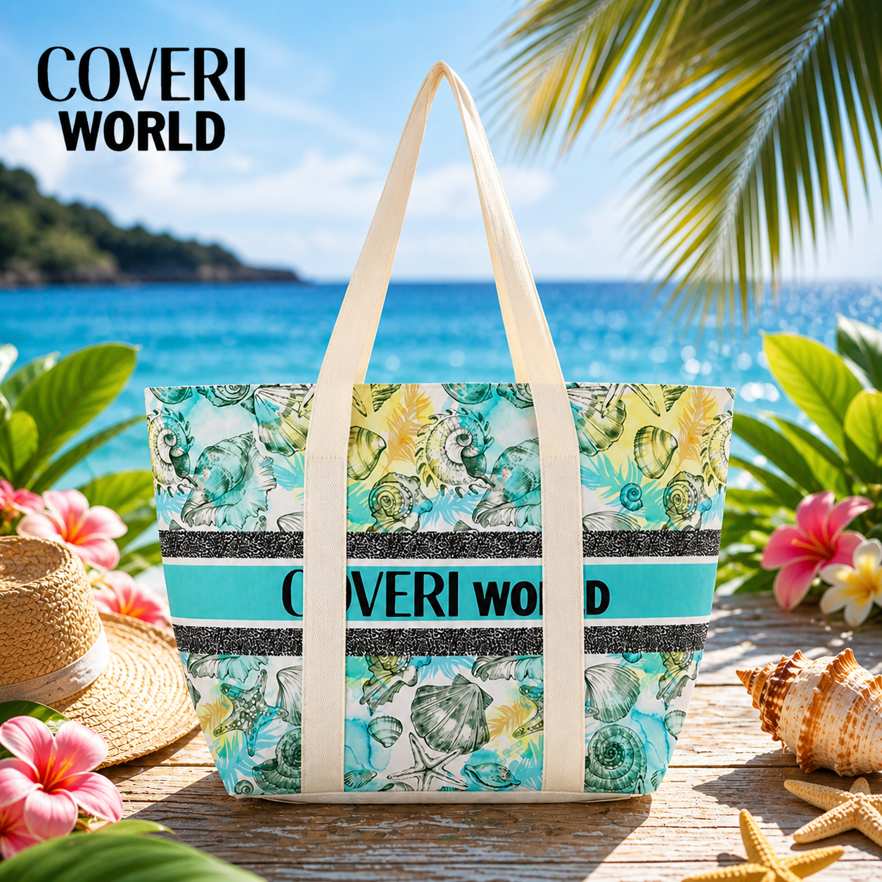 Borsa Mare Coveri World – Fantasia Marina