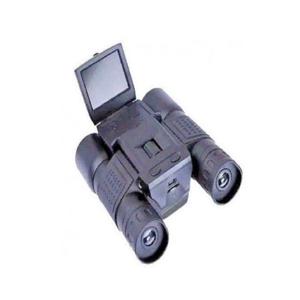 BINOCOLO CON FOTOCAMERA VIDEOCAMERA DIGITALE HD MICRO SD 1080 12x DISPLAY 2"