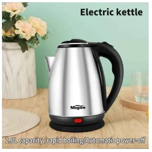 BOLLITORE ELETTRICO 2LT IN ACCIAIO 1500W PER ACQUA CALDA RESISTENTE SPEGNIMENTO AUTOMATICO