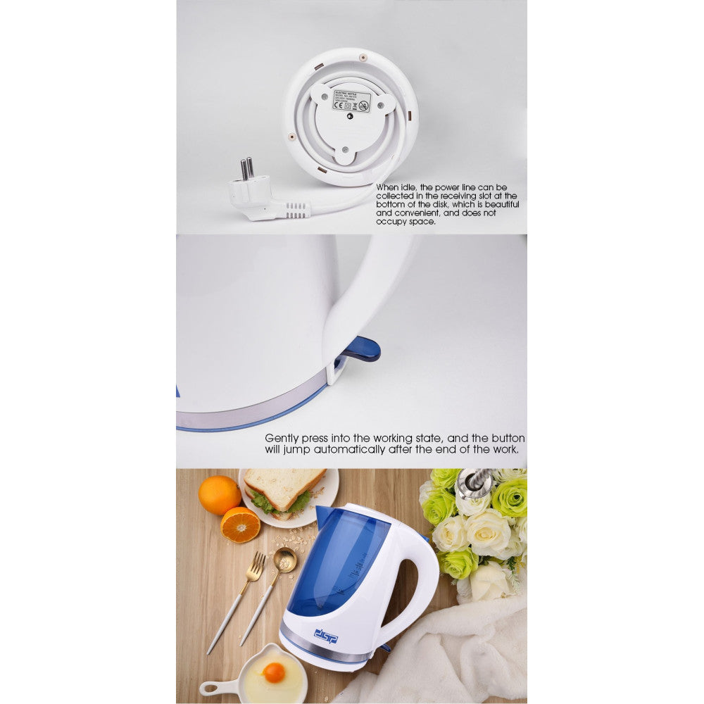 BOLLITORE ELETTRICO A CARAFFA 1,7 LITRI PER TE' INFUSI 2200W IN ACCIAIO INOX