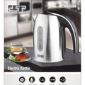 BOLLITORE ELETTRICO A CARAFFA DA 1,2LT IN ACCIAIO INOX PER TE' E INFUSI 1370W