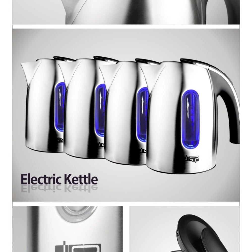 BOLLITORE ELETTRICO A CARAFFA DA 1,2LT IN ACCIAIO INOX PER TE' E INFUSI 1370W