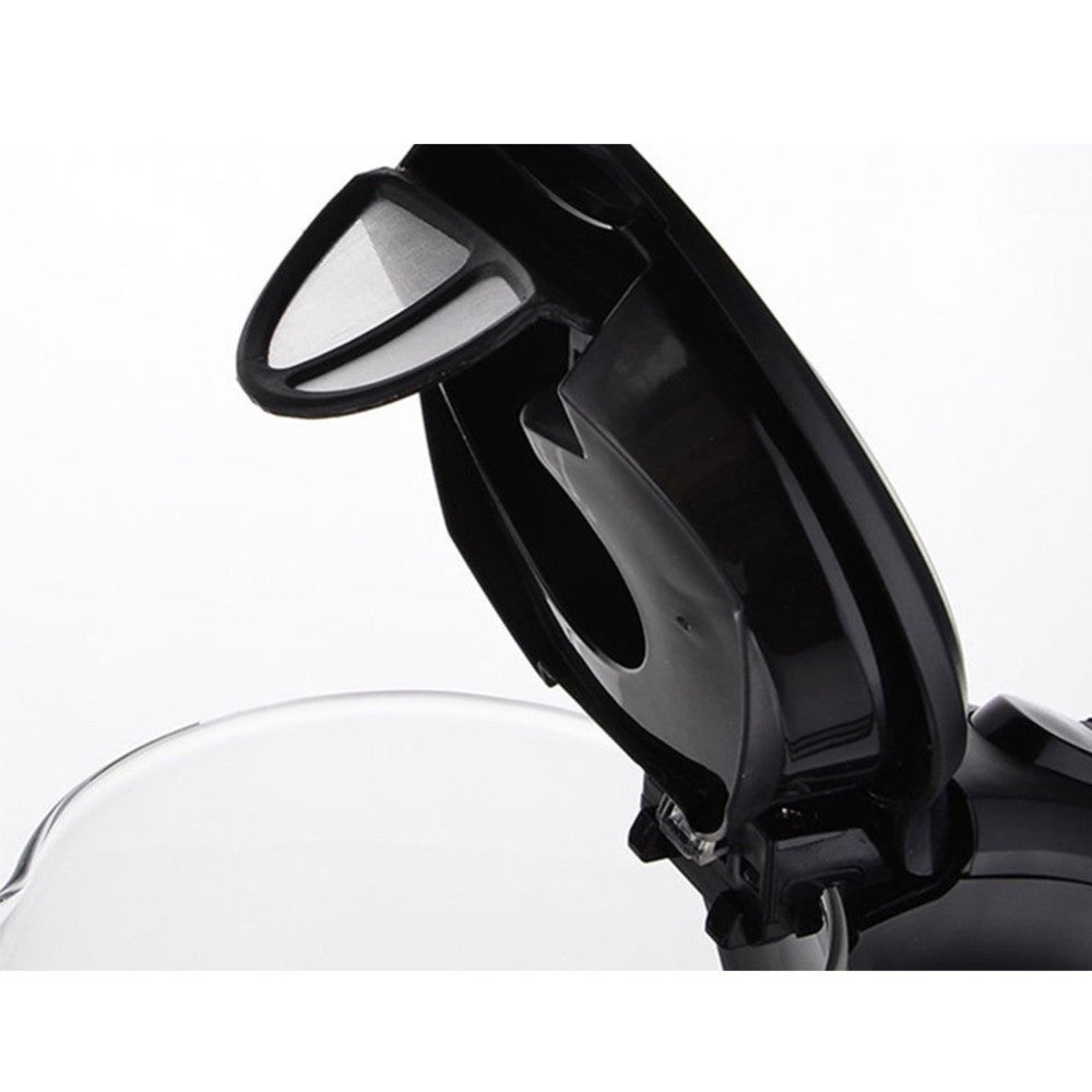 BOLLITORE ELETTRICO IN VETRO 1,7LT 2200W ACQUA CALDA CORDLESS CON LUCE LED BLU