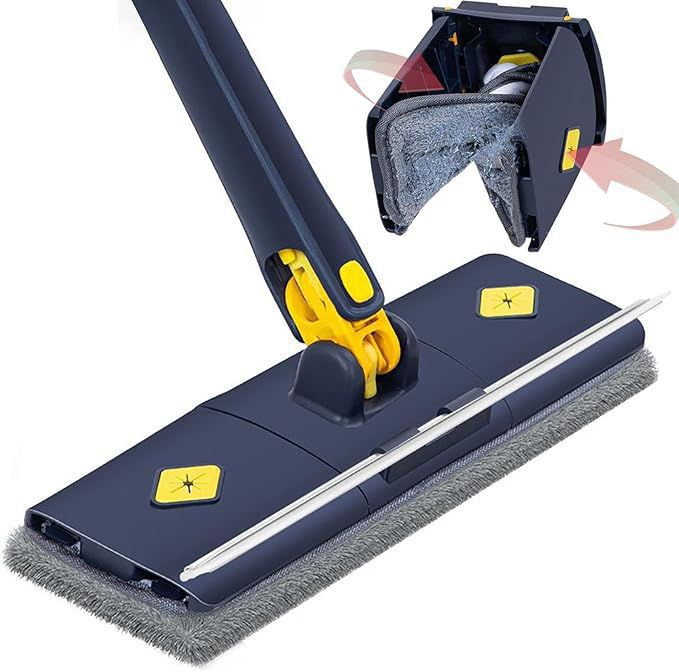 Mocio Piatto con Strizzatore Integrato – Pulizia Facile e Veloce