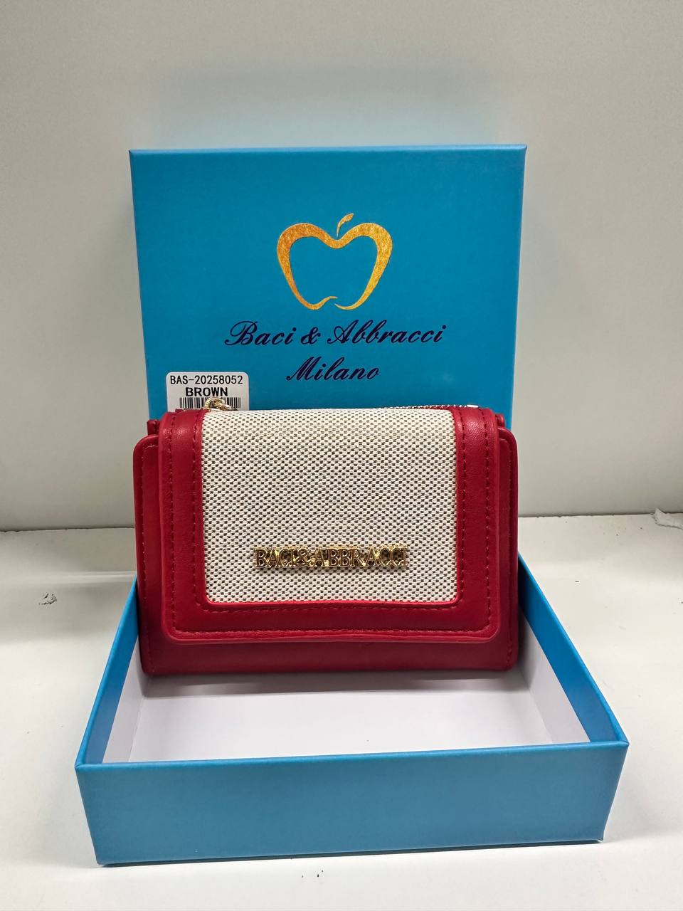 Portafoglio compatto da donna Baci & Abbracci