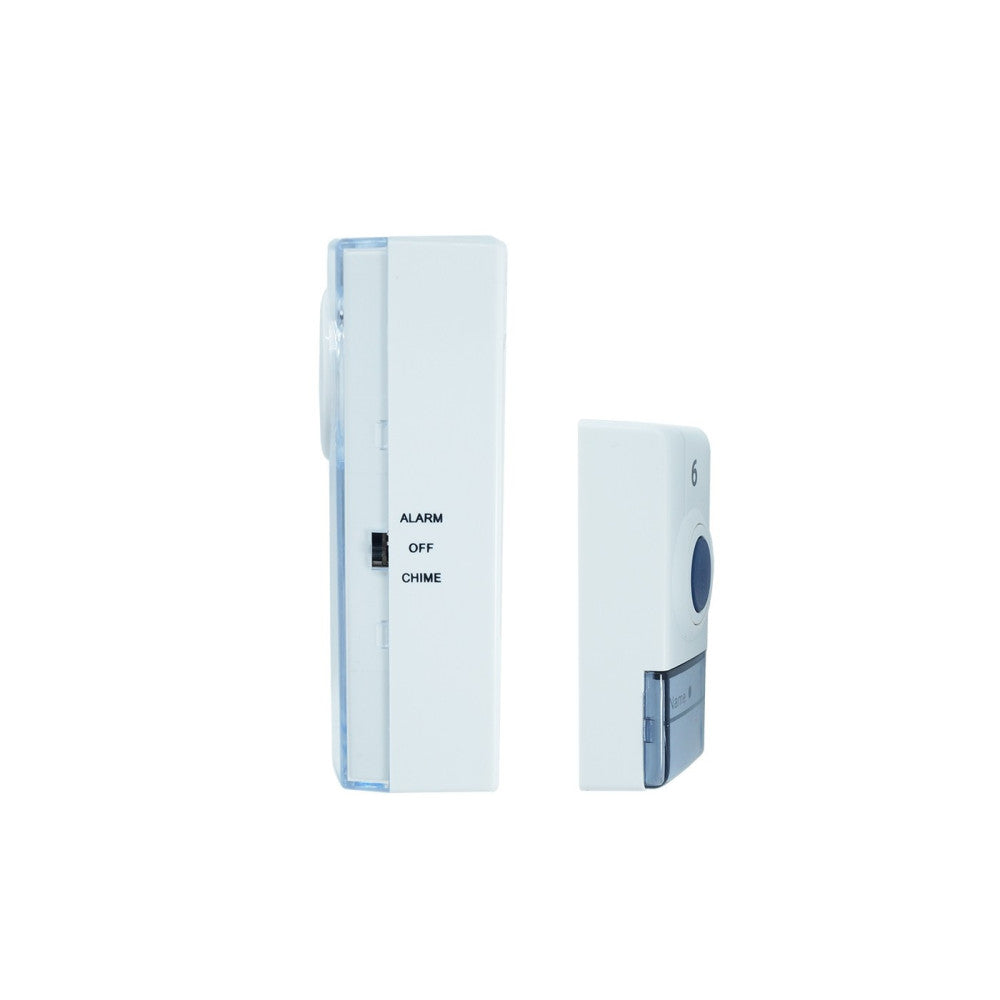 CAMPANELLO WIRELESS SENZA FILI CASA UFFICIO CON 6 ZONE PORTE SEPARATE DIGITALE