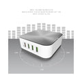 CARICABATTERIE DA SCRIVANIA TAVOLO 8 USB PLUG 10A CARICA BATTERIE PER CELLULARE