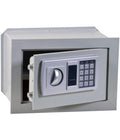 CASSAFORTE A MURO NUMERICA DIGITALE ELETTRONICA 31X20X20CM SICUREZ. GRIGIO SCURO