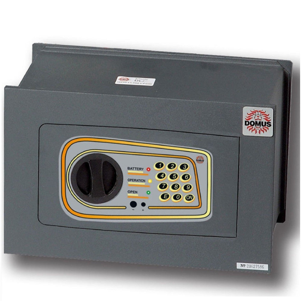 CASSAFORTE DIGITALE A MURO CASSETTA SICUREZZA ELETTRONICA 30X25X20CM CASA HOTEL