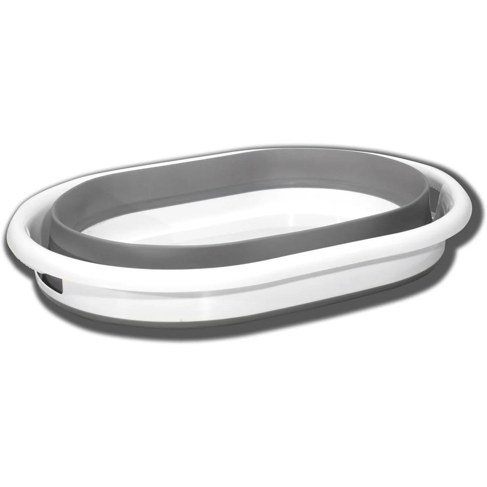 CESTA CONTENITORE PER BUCATO RICHIUDIBILE SALVASPAZIO 17 LITRI IN PLASTICA SILICONE