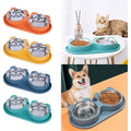 CIOTOLA ALIMENTARE ACCIAIO ANTI PERDITA FONTANA ACQUA DISPENSER CIBO CANI GATTI Riferimento 37593