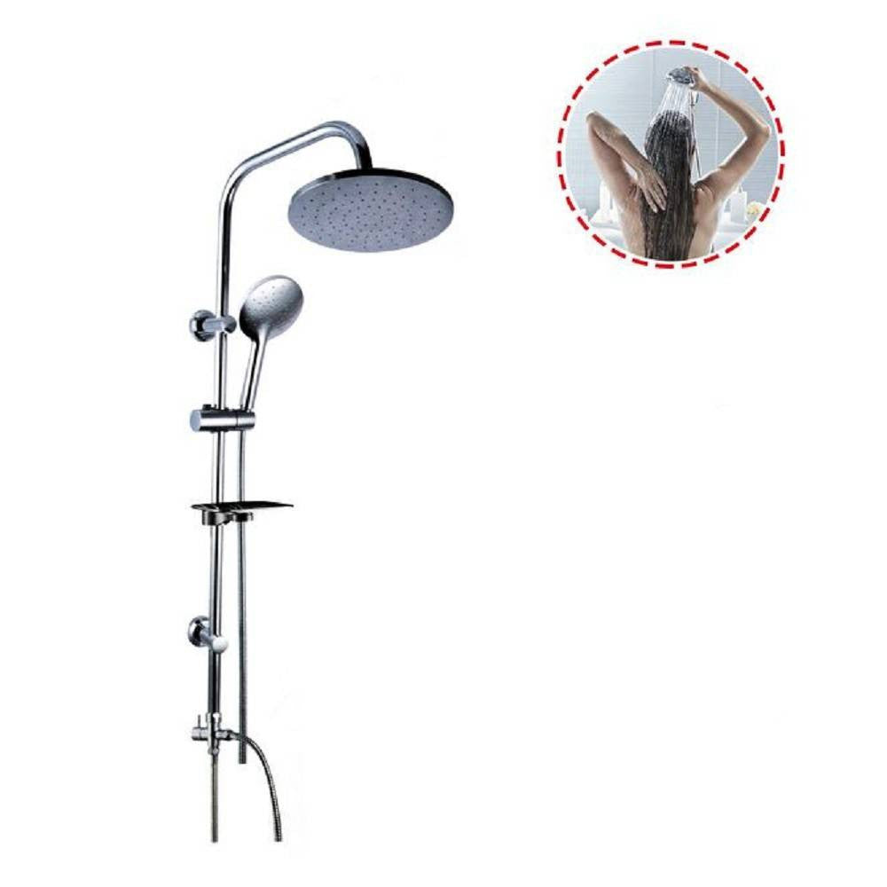 COLONNA DOCCIA KIT SALISCENDI SOFFIONE FISSO DOCCETTA MULTIGETTO 69128 PORTASAPONE