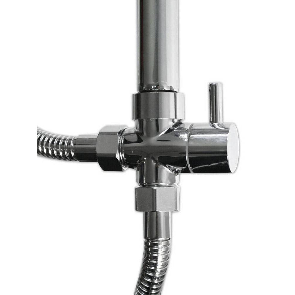 COLONNA DOCCIA KIT SALISCENDI SOFFIONE FISSO DOCCETTA MULTIGETTO 69128 PORTASAPONE
