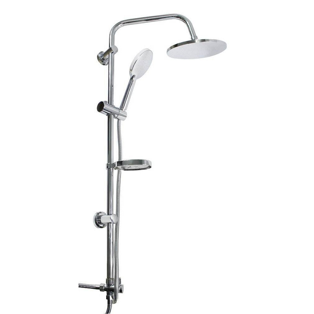 COLONNA DOCCIA KIT SALISCENDI SOFFIONE FISSO DOCCETTA MULTIGETTO 69128 PORTASAPONE