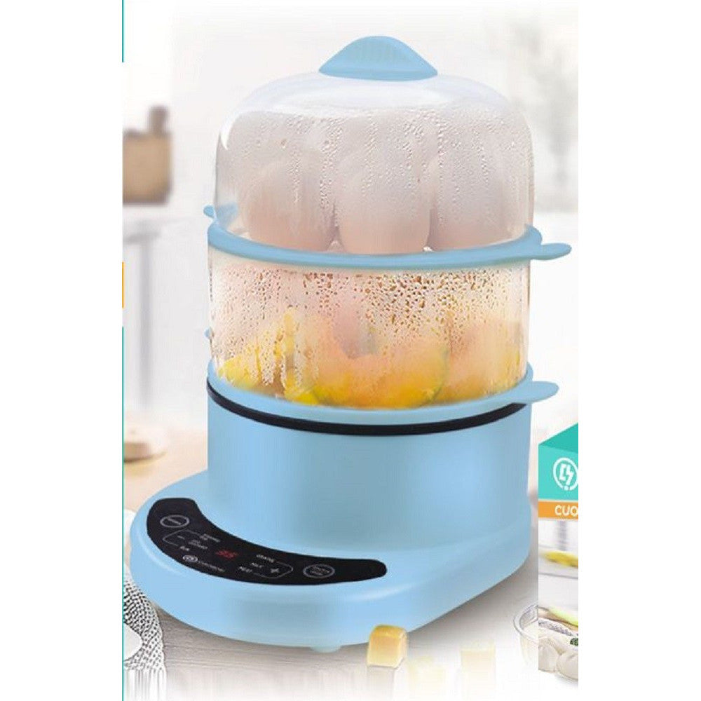 CUOCI UOVA AL VAPORE BOLLITORE ELETTRICO 350 WATT CUOCIUOVA 24X21X16.5CM TX-8406