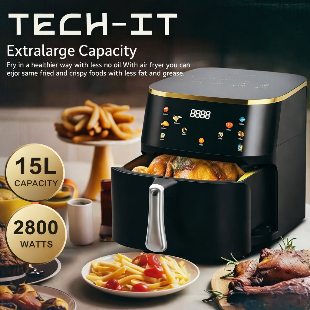 Friggitrice ad aria TECH-IT capacità extra large