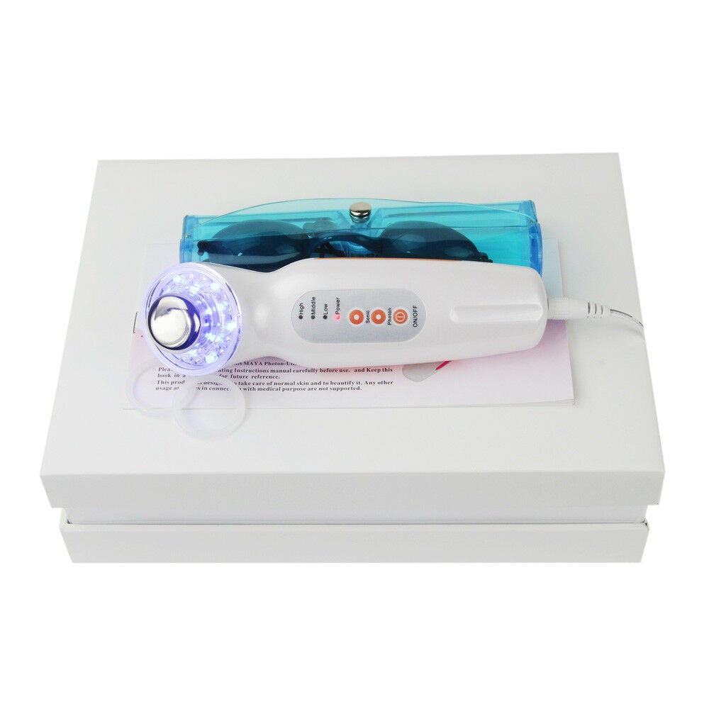 DISPOSITIVO KIT TRATTAMENTO ANTI RUGHE ULTRASUONI PULIZIA RINGIOVAMENTO VISO