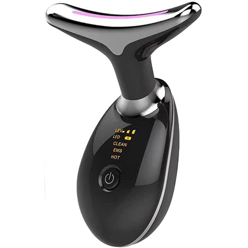 DISPOSITIVO MASSAGGIATORE DI BELLEZZA ANTIETÀ PER COLLO VISO RICARICABILE Q-MJ10