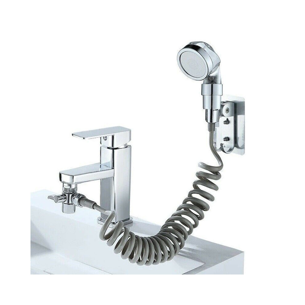 DOCCIA A MANO DOCCETTA PORTATILE PER LAVANDINO +TUBO ANTICALCARE CAMPEGGIO