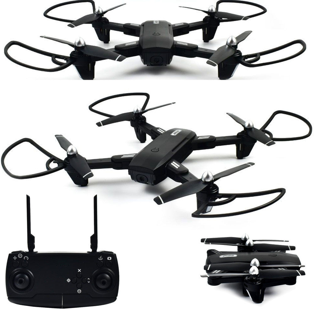 DRONE QUADRICOTTERO RC Q-DR9 DOPPIA FOTOCAMERA CONTROLLO 4K HD FPV WIFI 2.4GHZ