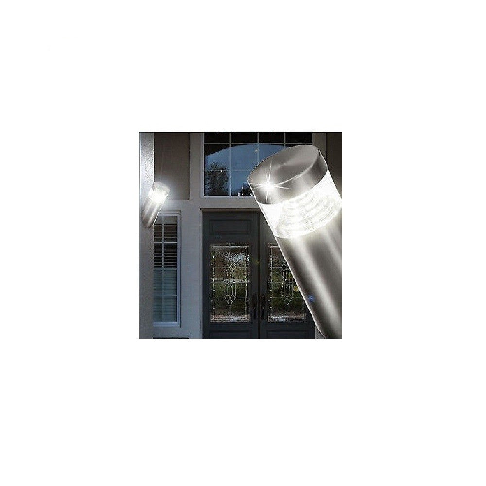 Elegante Lampada Esterna LED 3 Watt Di Acciao Applique Giardino Terrazza IP54