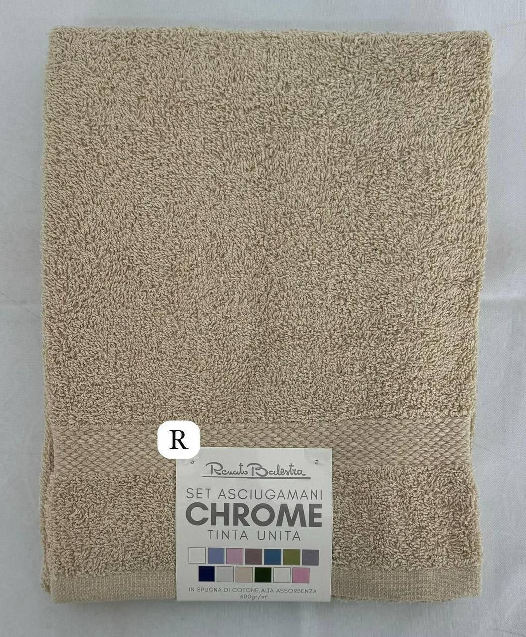 Set Asciugamani “Chrome” – Tinta Unita