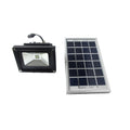 FARETTO FARO LED ENERGIA SOLARE PANNELLO BATTERIA RICARICABILE IP65 5W 9V