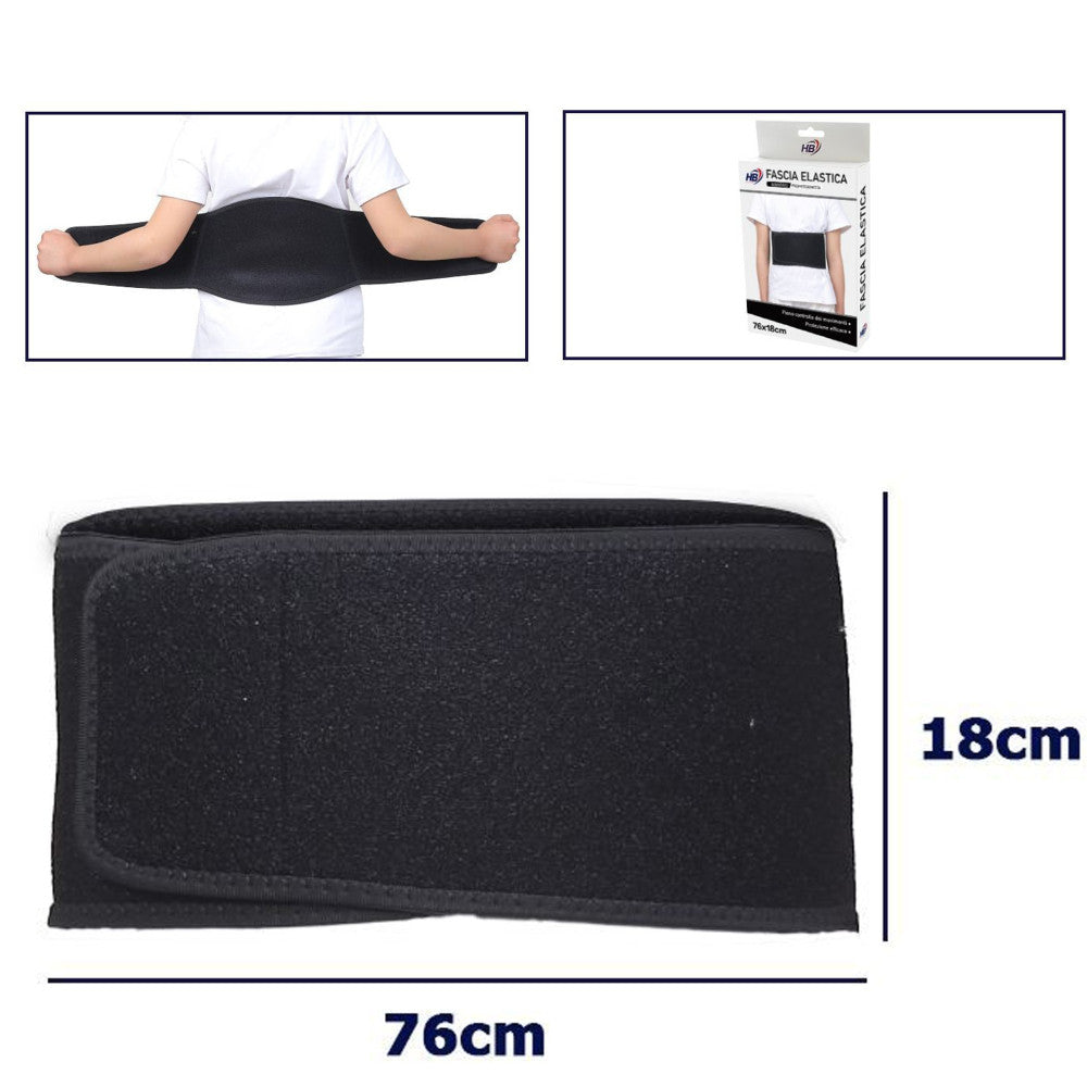 FASCIA POSTURALE SCHIENA SUPPORTO REGOLABILE TUTORE PER BAMBINI COLORE NERO